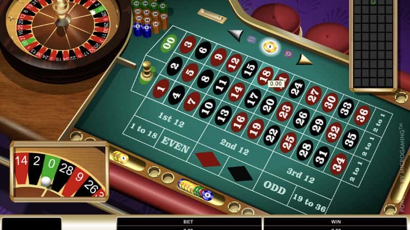 The European wheel offers significantly better odds