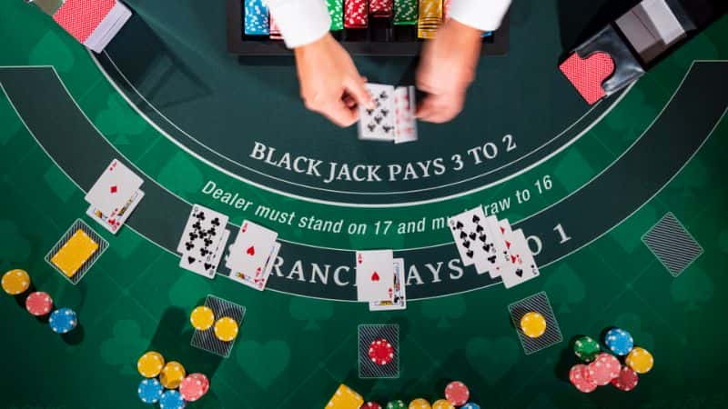 Blackjack is also beginner-friendly but involves more interaction